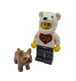 LEGO Hondenliefhebber met bulldog