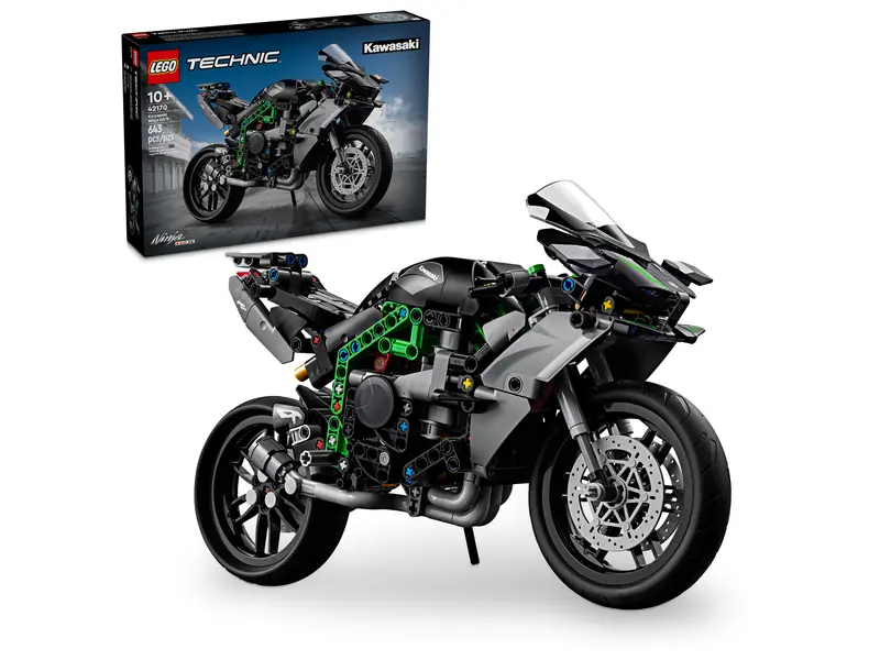 LEGO 42170 Kawasaki Ninja H2R motor