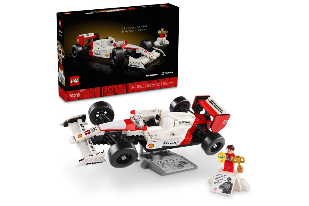 LEGO 10330 McLaren MP4/4 en Ayrton Senna - Brickspoint