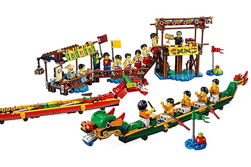 LEGO 80103 Seasonal Drakenboot race - Brickspoint