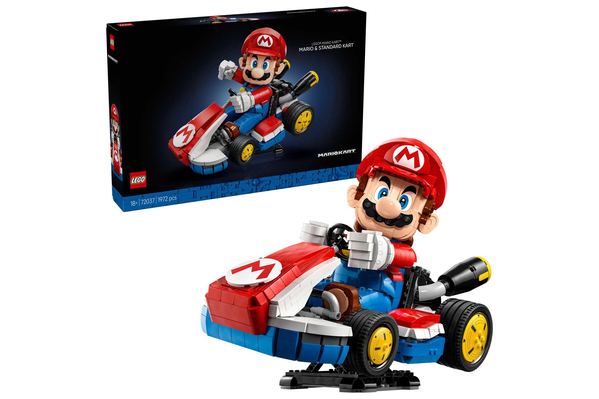 LEGO 72037 Mario Kart – Mario en standaardkart - Afbeelding 2