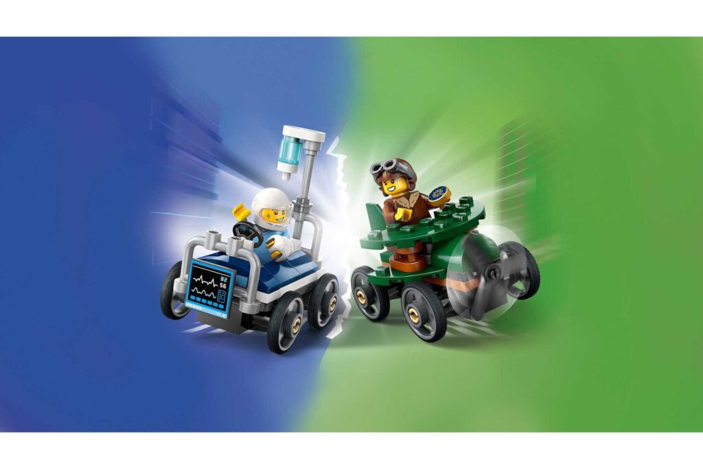 LEGO 60459 City Raceautopakket: vliegtuig vs. ziekenhuisbed - Brickspoint