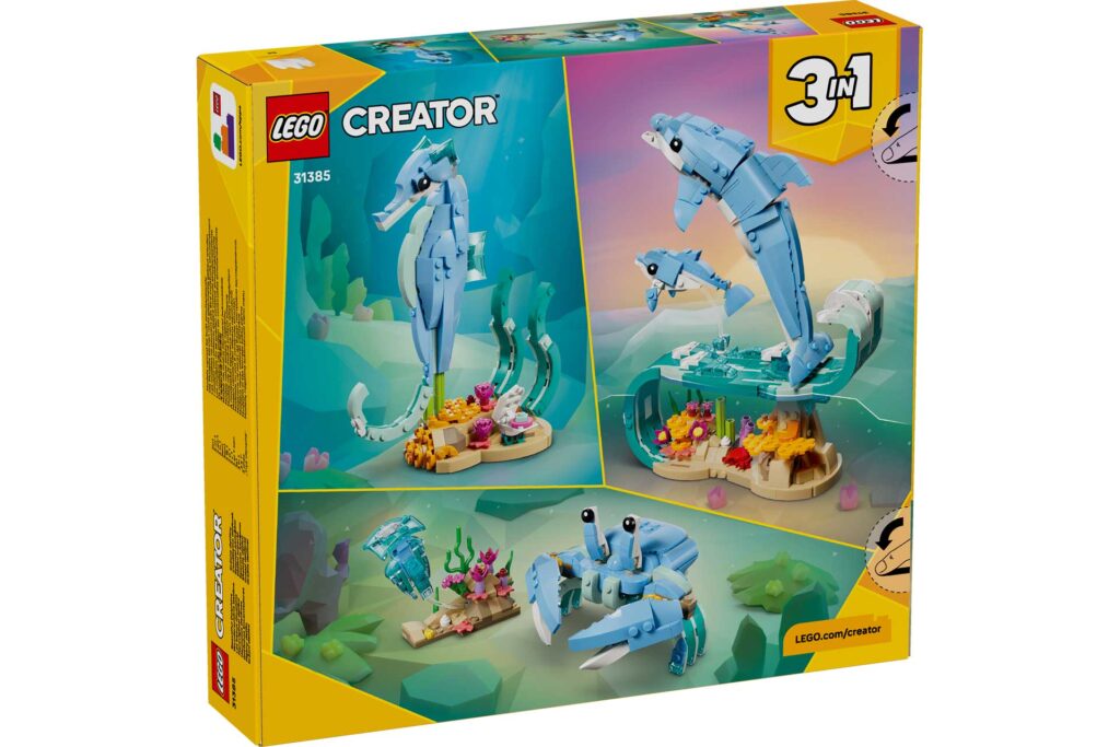 LEGO 31385 Creator 3-in-1 Zeedieren: prachtige dolfijnen - Brickspoint