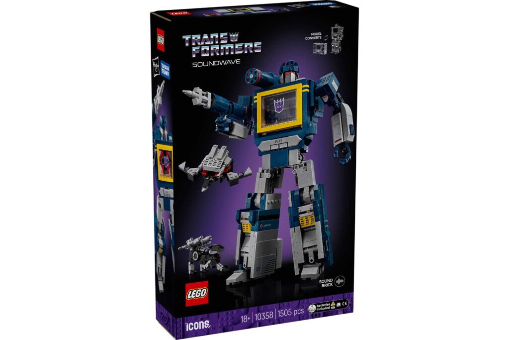 LEGO 10358 Icons Transformers Soundwave - Brickspoint