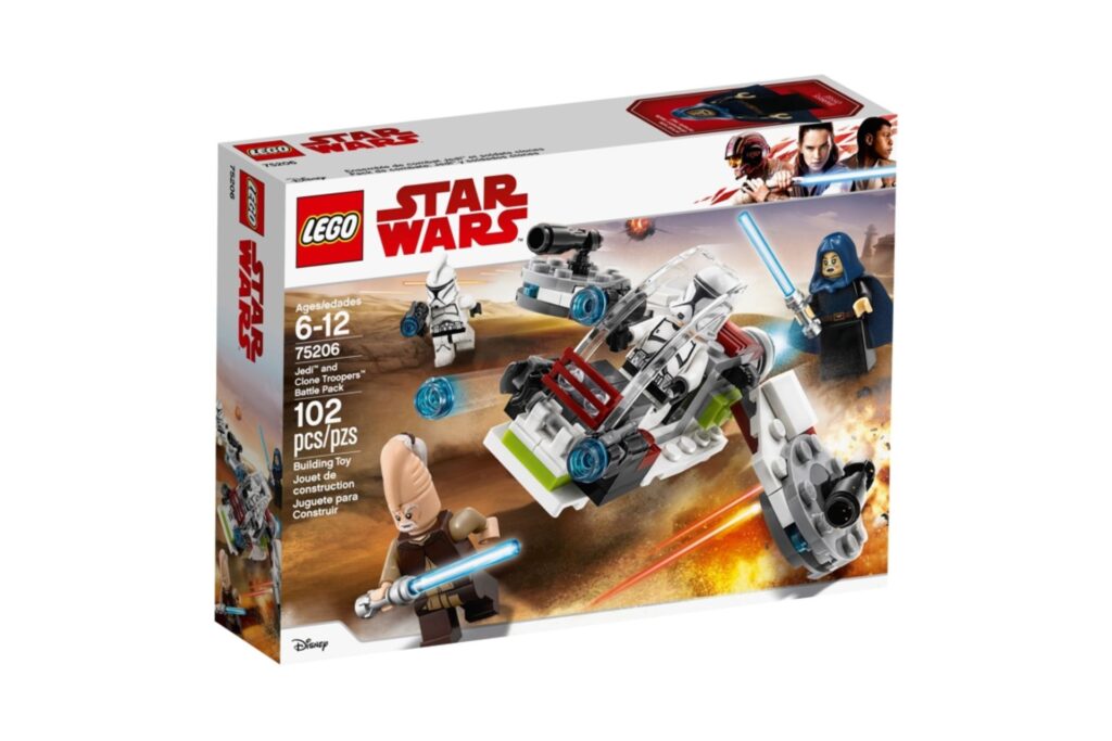 LEGO 75206 Starwars Jedi and Clone Troopers Battle Pack - Brickspoint