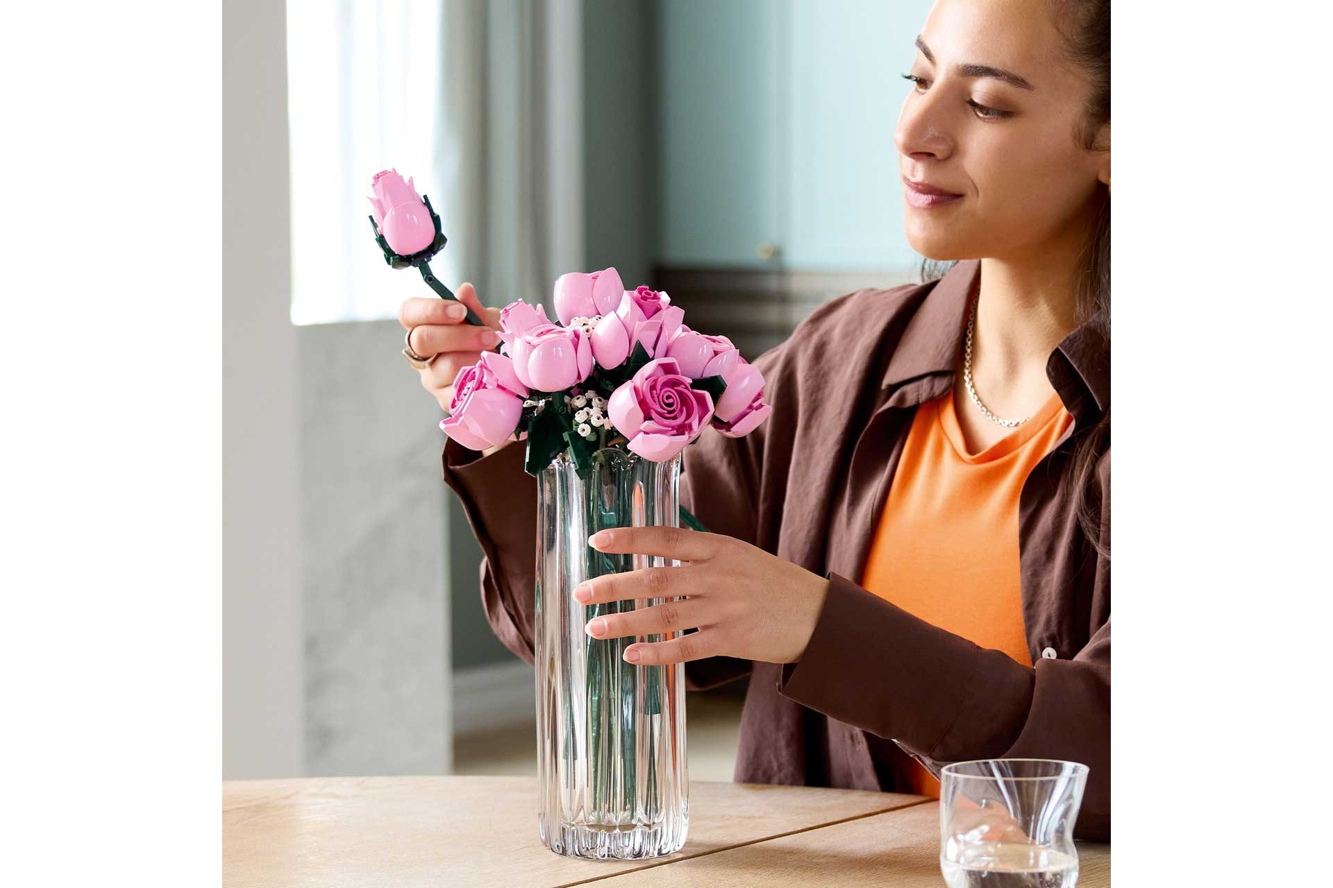 LEGO 10374 Botanicals Roze rozenboeket - Afbeelding 8