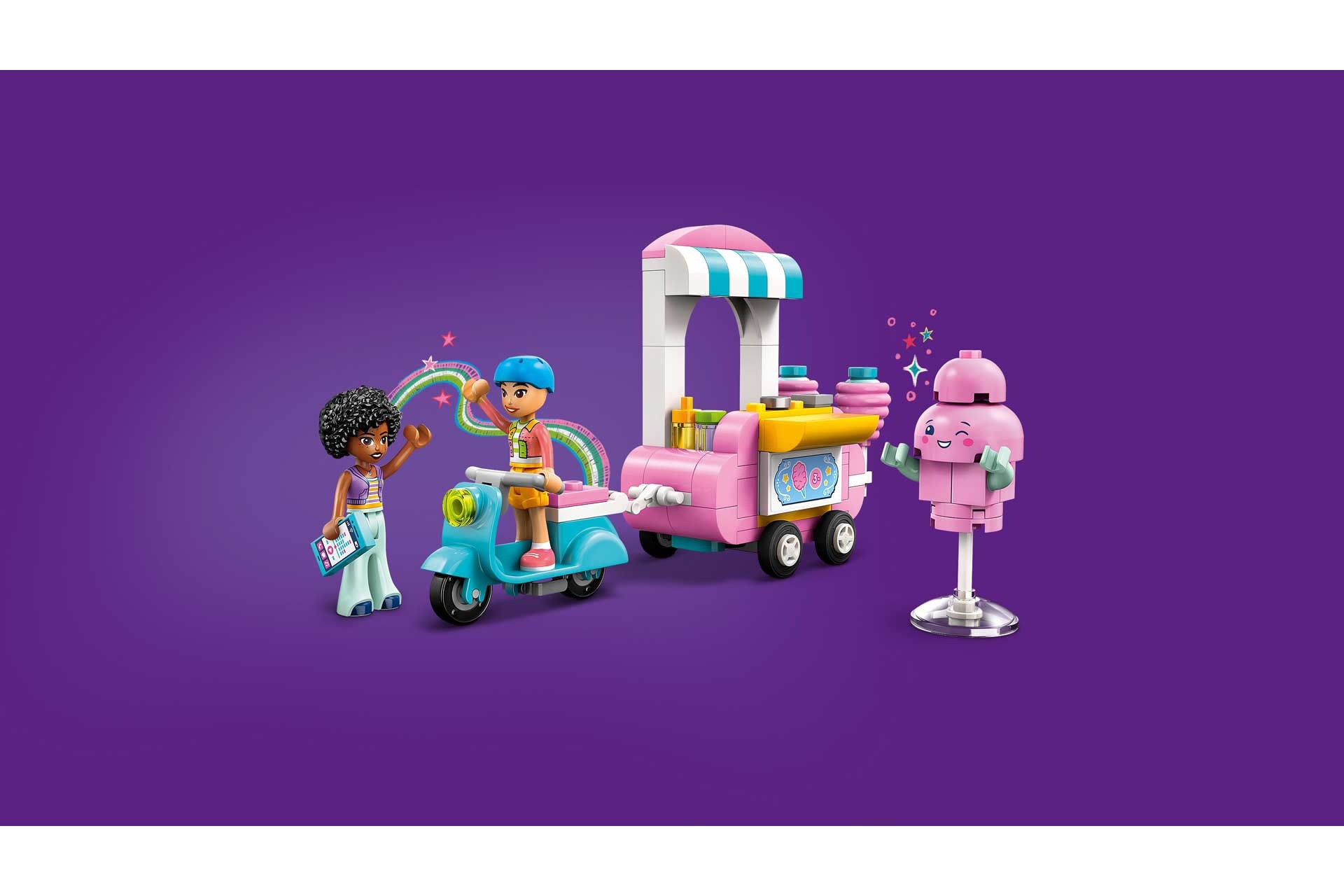 LEGO 42643 Friends Suikerspinkraam en scooter - Afbeelding 5