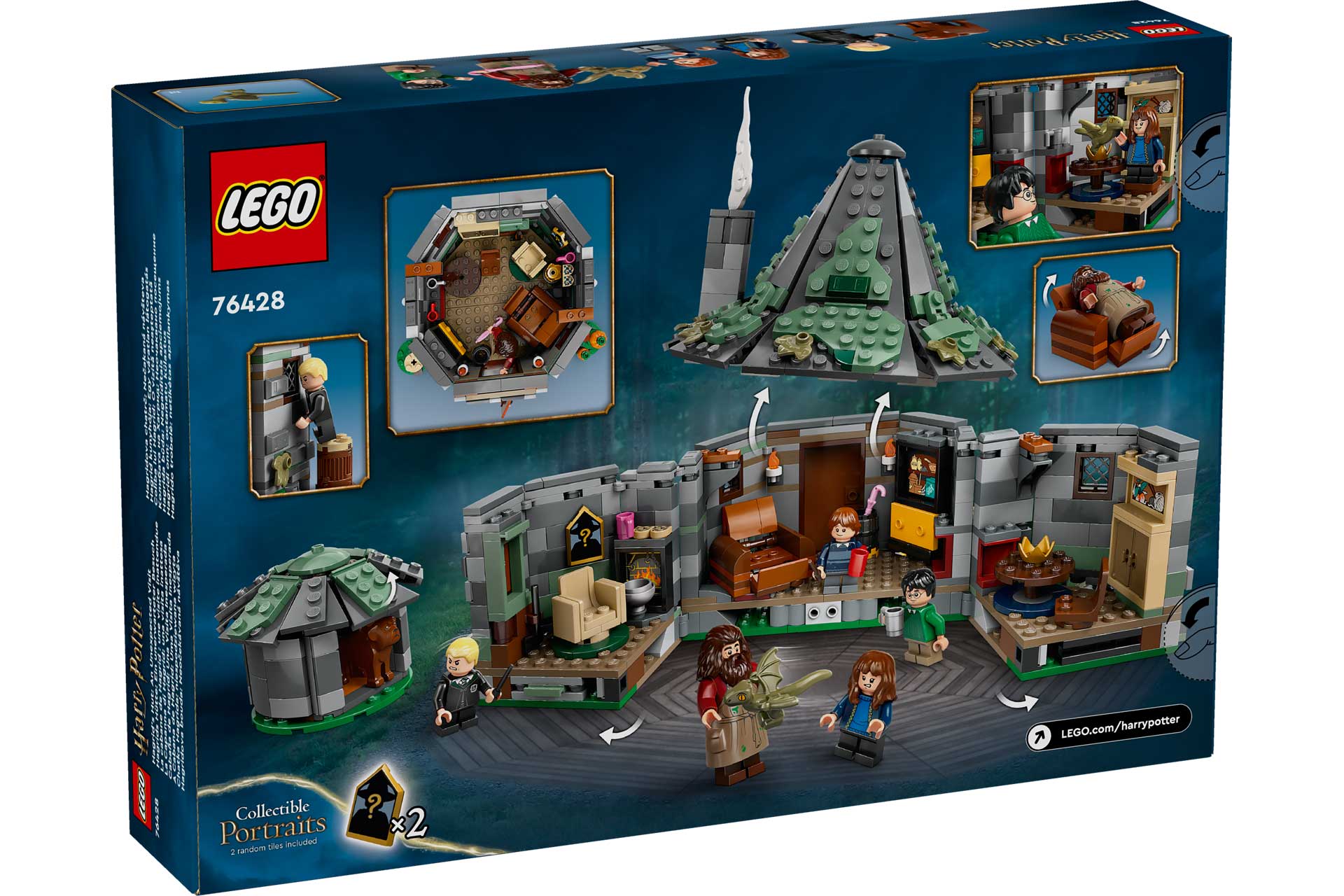LEGO 76428 Harry Potter Hagrids huisje: onverwacht bezoek - Afbeelding 3