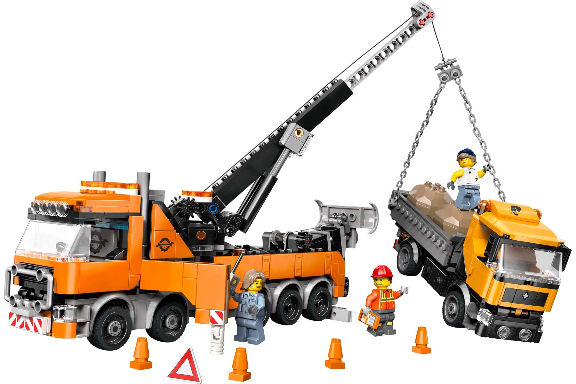LEGO 60467 Zware sleepwagen met kraan - Afbeelding 9