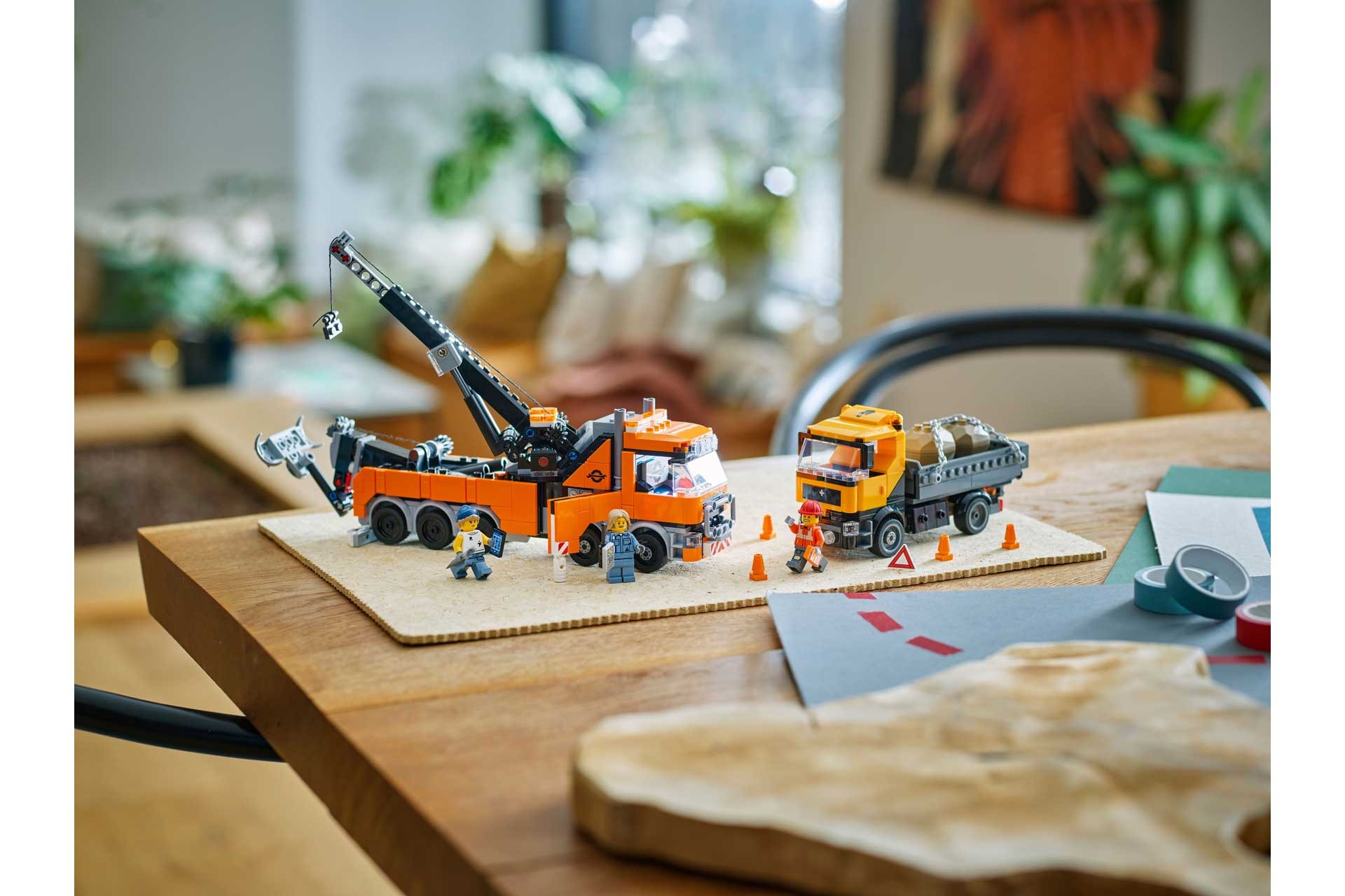 LEGO 60467 Zware sleepwagen met kraan - Afbeelding 8