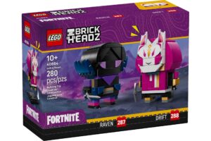 LEGO 40884 Fortnite BrickHeadz Drift en Raven figuren
