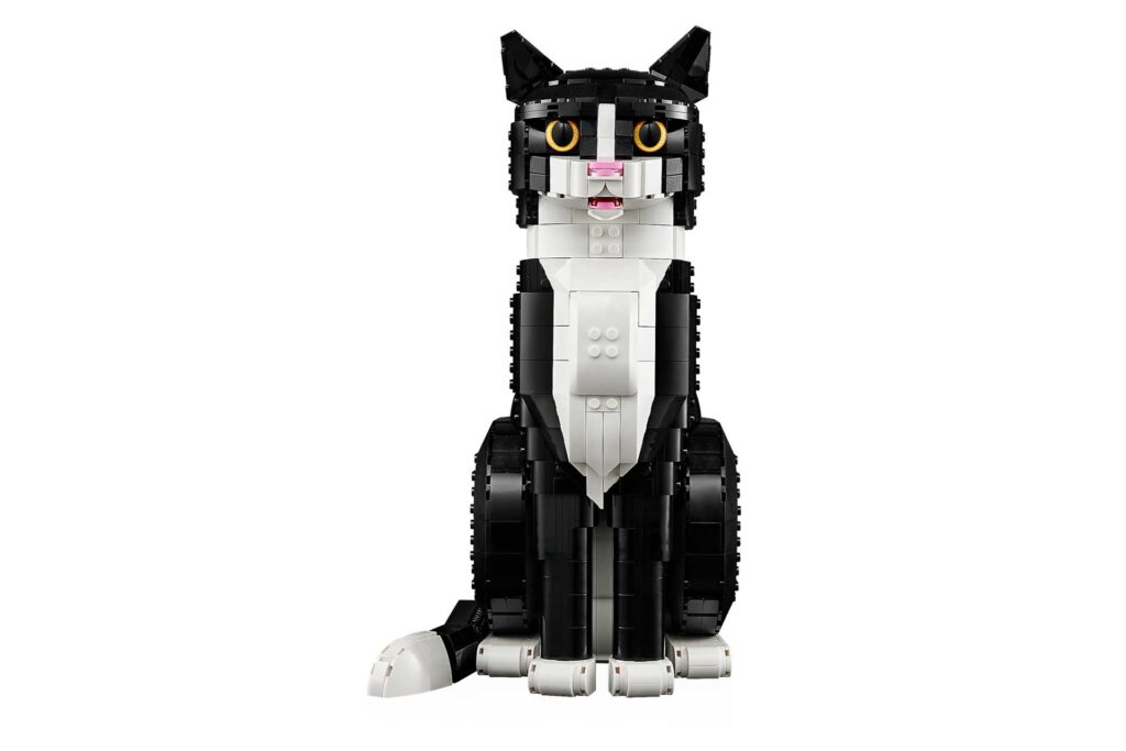 LEGO 21349 Ideas Zwart-witte kat (Tuxedo cat) - Brickspoint