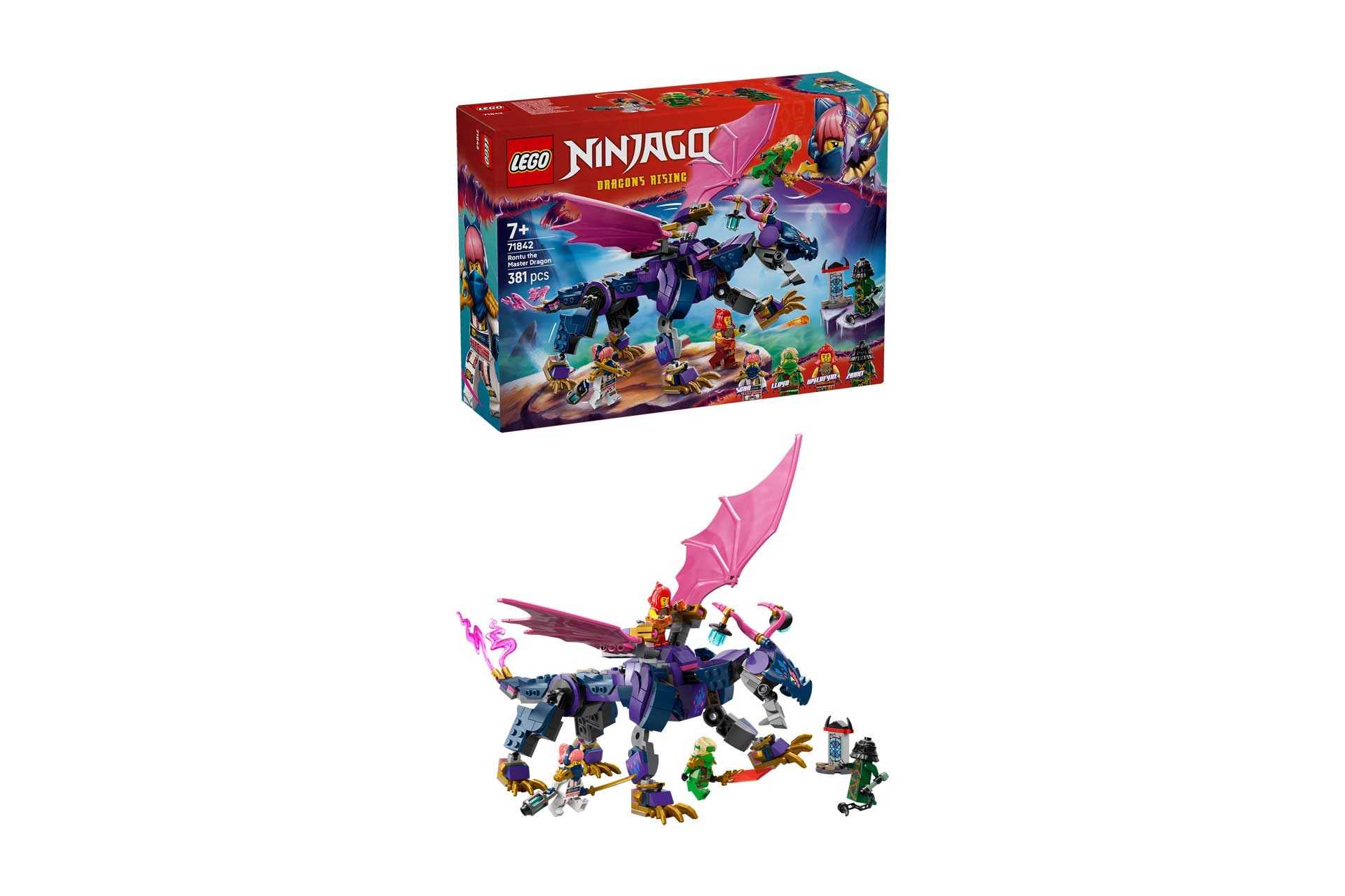 LEGO 71842 Ninjago Rontu de Meesterdraak - Afbeelding 2