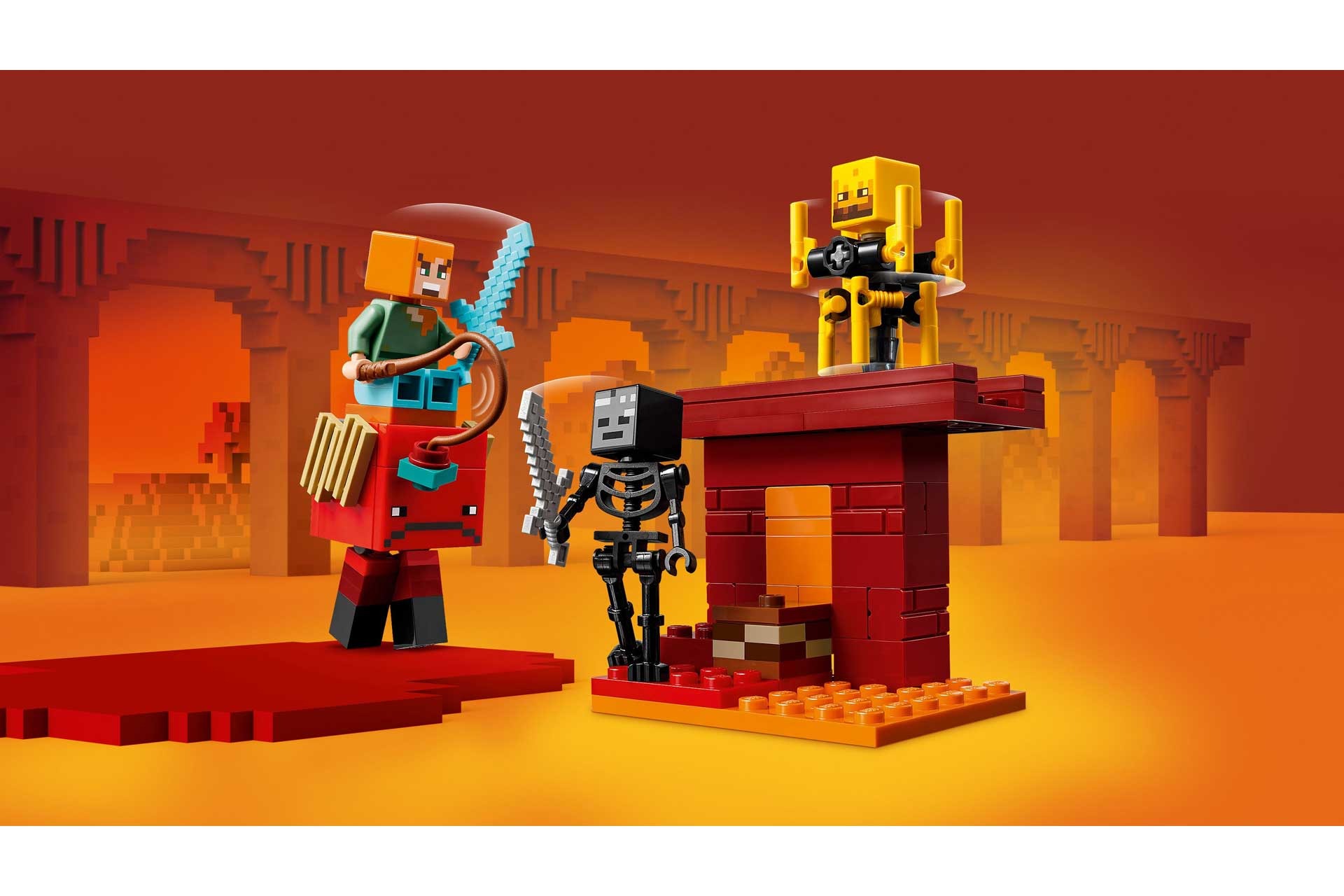 LEGO 21266 Minecraft De lavastrijd in de Nether - Afbeelding 5