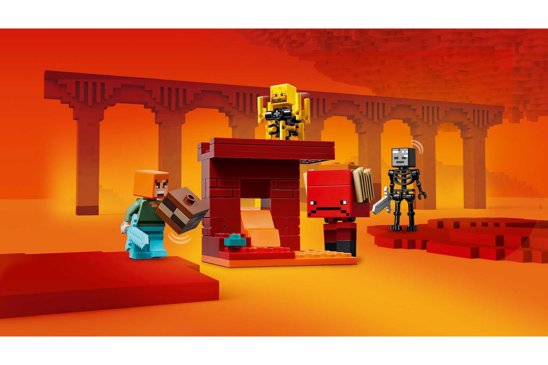 LEGO 21266 Minecraft De lavastrijd in de Nether - Afbeelding 4