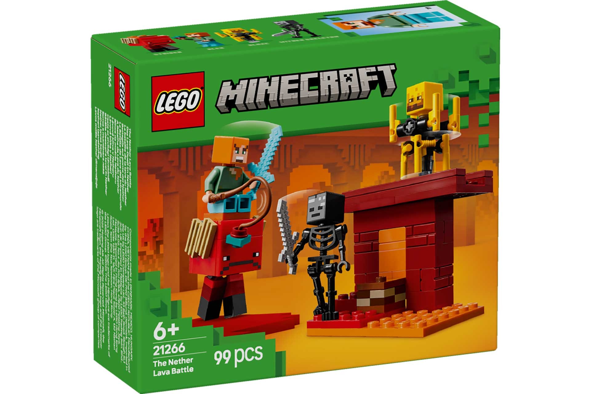 LEGO 21266 Minecraft De lavastrijd in de Nether