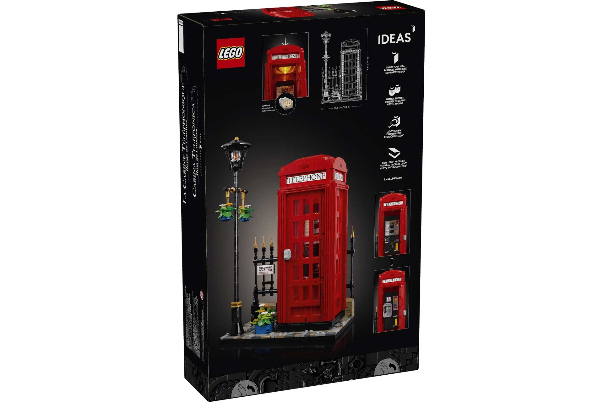 LEGO 21347 Ideas Rode Londense telefooncel - Afbeelding 2
