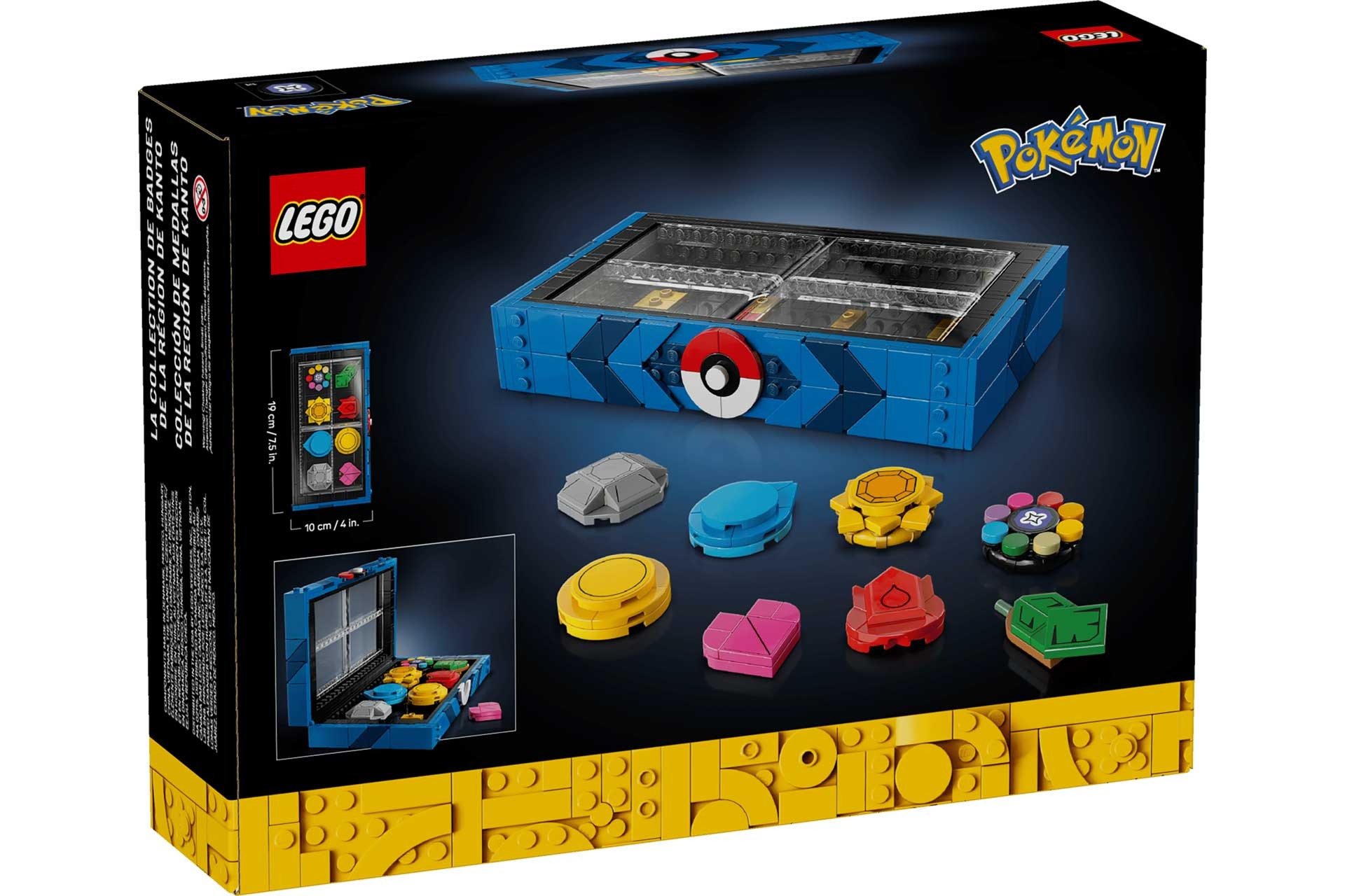 LEGO 40892 Pokémon Collectie Kanto-regio-badges - Afbeelding 2