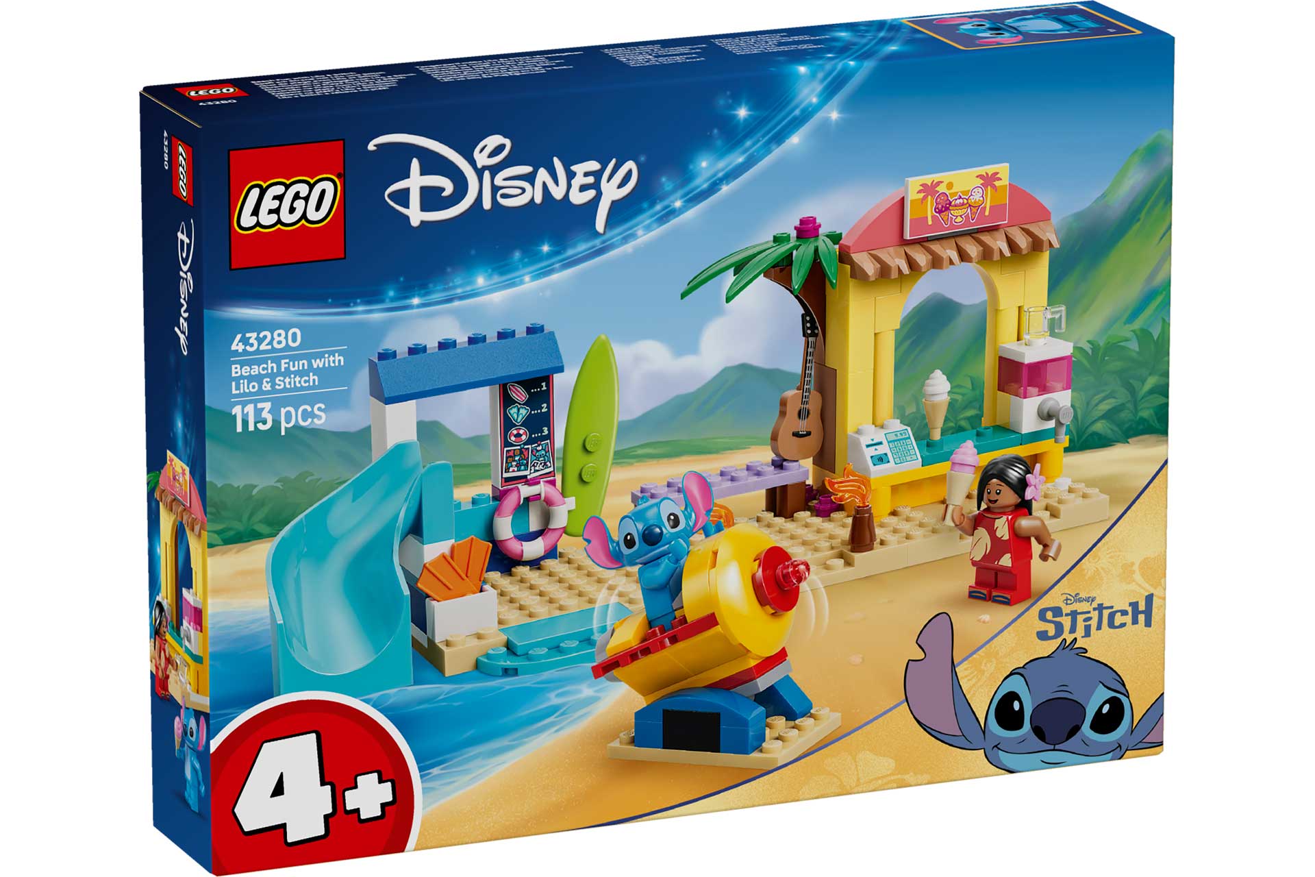 LEGO 43280 Disney Strandplezier met Lilo en Stitch