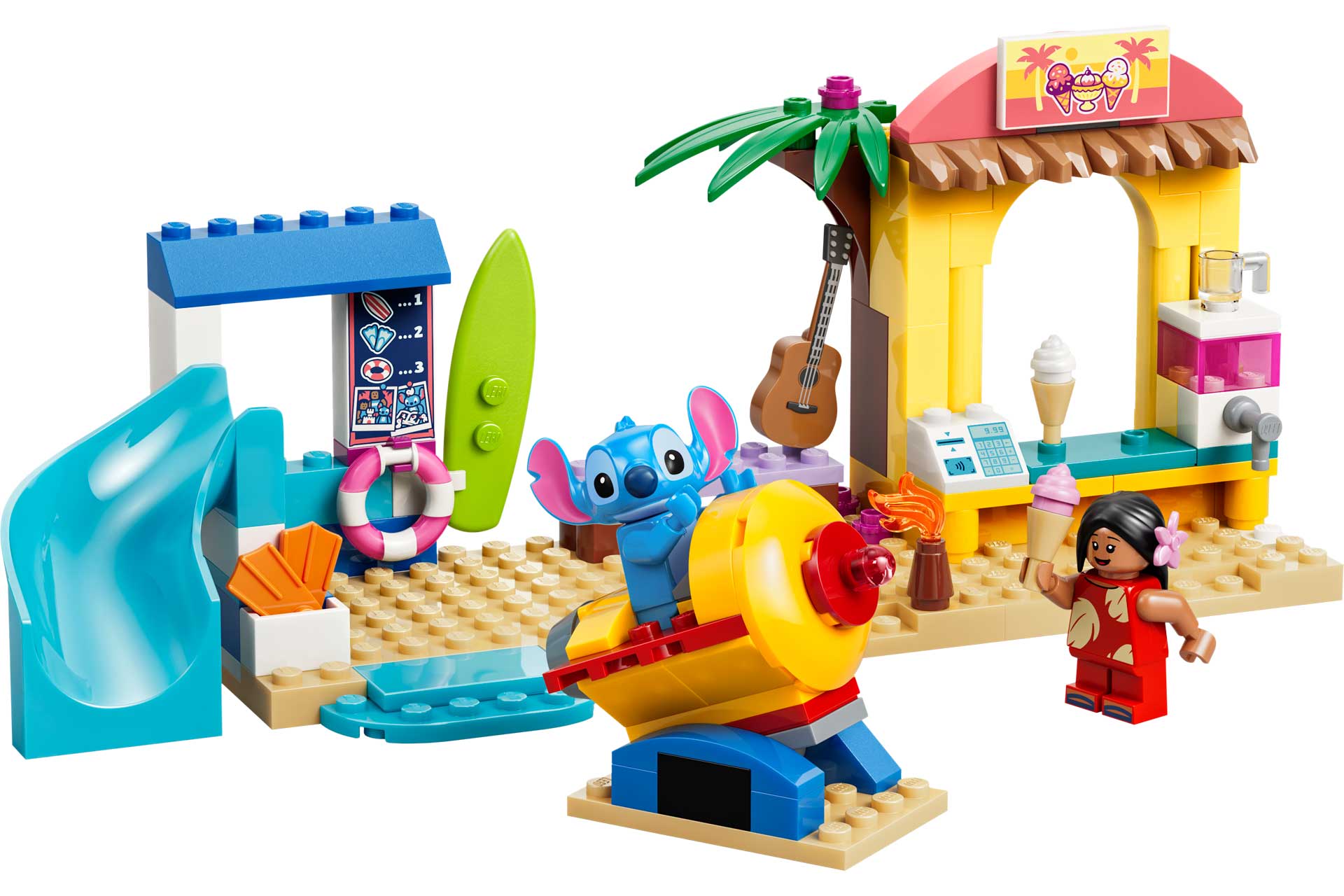 LEGO 43280 Disney Strandplezier met Lilo en Stitch - Afbeelding 6