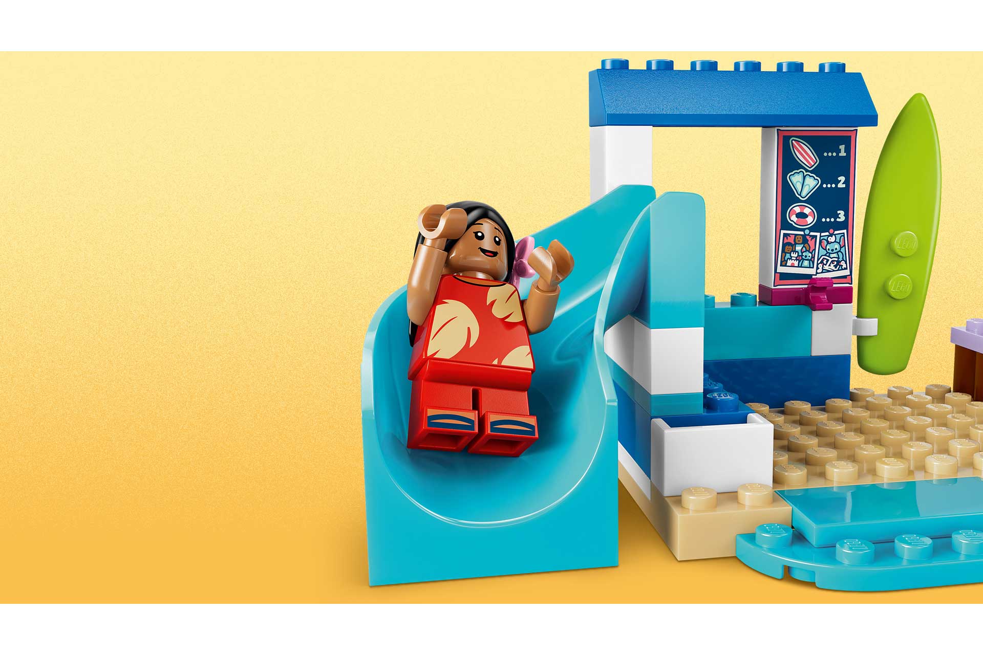 LEGO 43280 Disney Strandplezier met Lilo en Stitch - Afbeelding 10