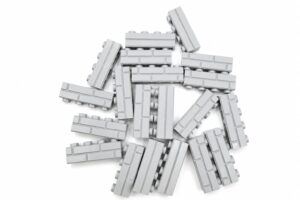 LEGO Masonry Bricks 1×4 (20 stuks) Lichtgrijs 15533