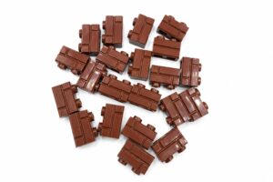 LEGO Masonry Bricks (20 stuks) Bruin 98283