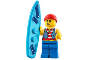 LEGO Surf Piraat (Build a Minifigure)