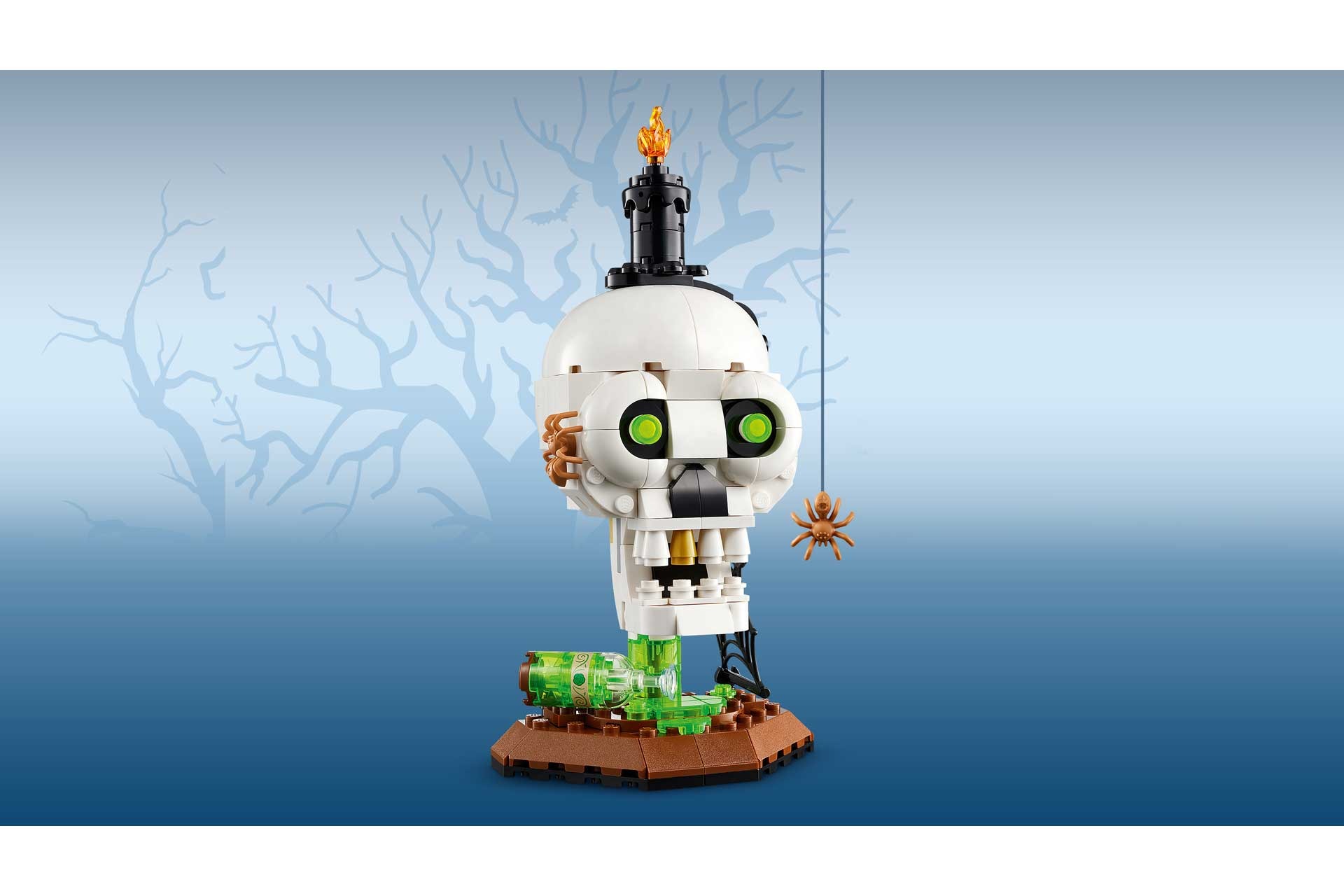 LEGO 40883 Seasonal Halloween doodshoofdkaars - Afbeelding 4