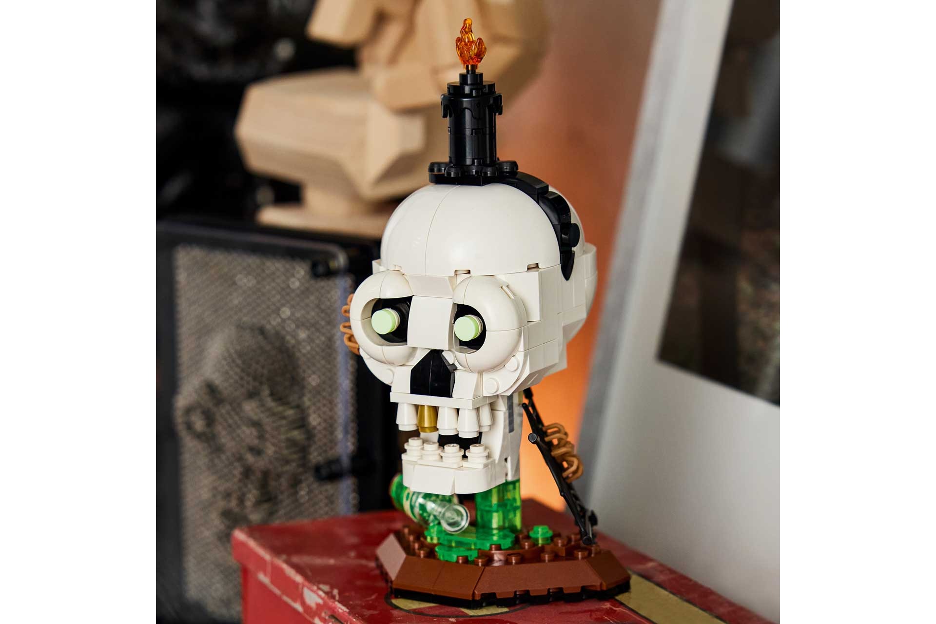 LEGO 40883 Seasonal Halloween doodshoofdkaars - Afbeelding 8