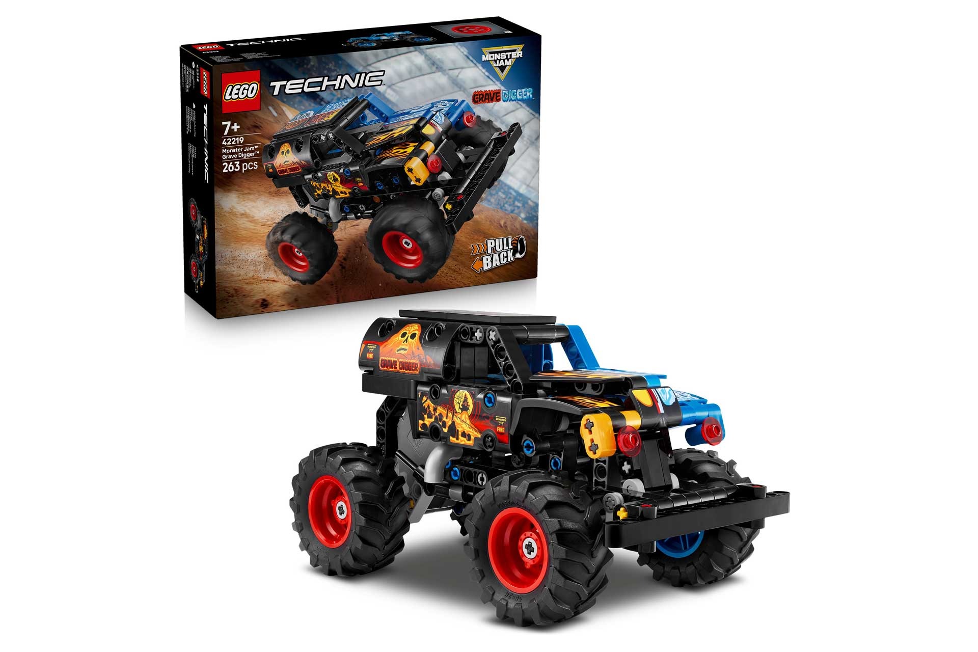 LEGO 42219 Monster Jam™ Grave Digger™ vuur en ijs - Afbeelding 12