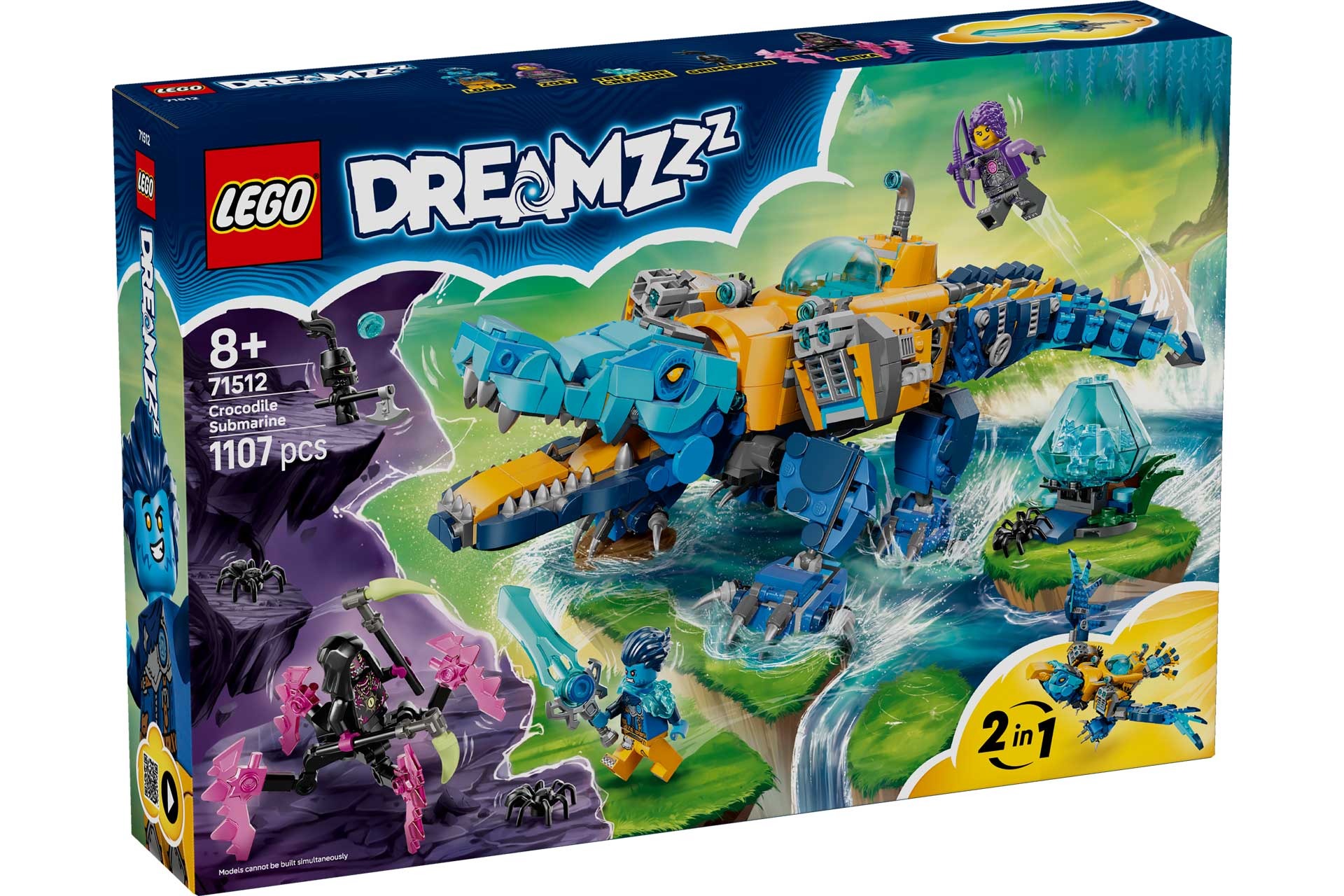 LEGO 71512 Dreamzzz Krokodilonderzeeër