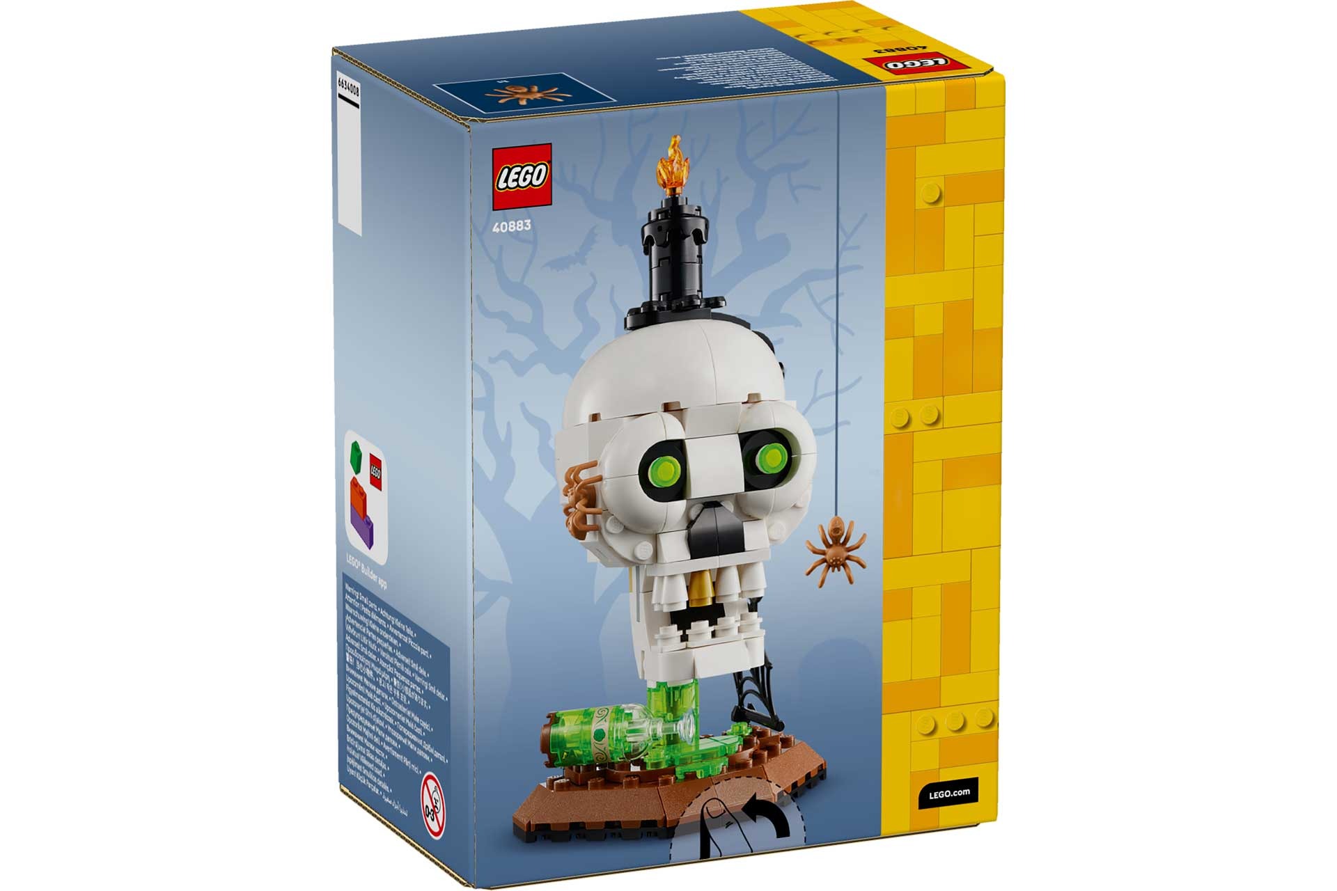 LEGO 40883 Seasonal Halloween doodshoofdkaars - Afbeelding 2