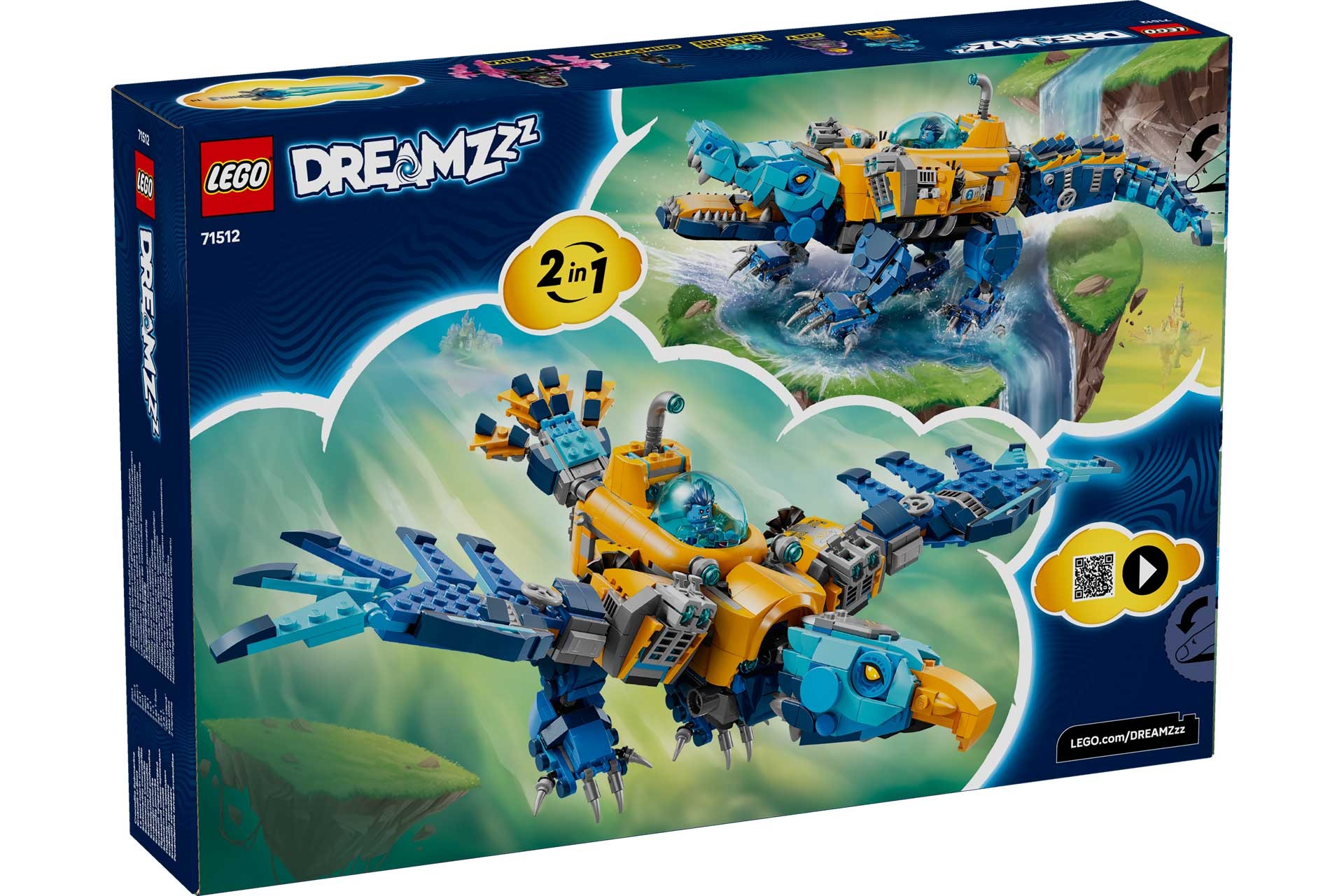 LEGO 71512 Dreamzzz Krokodilonderzeeër - Afbeelding 2