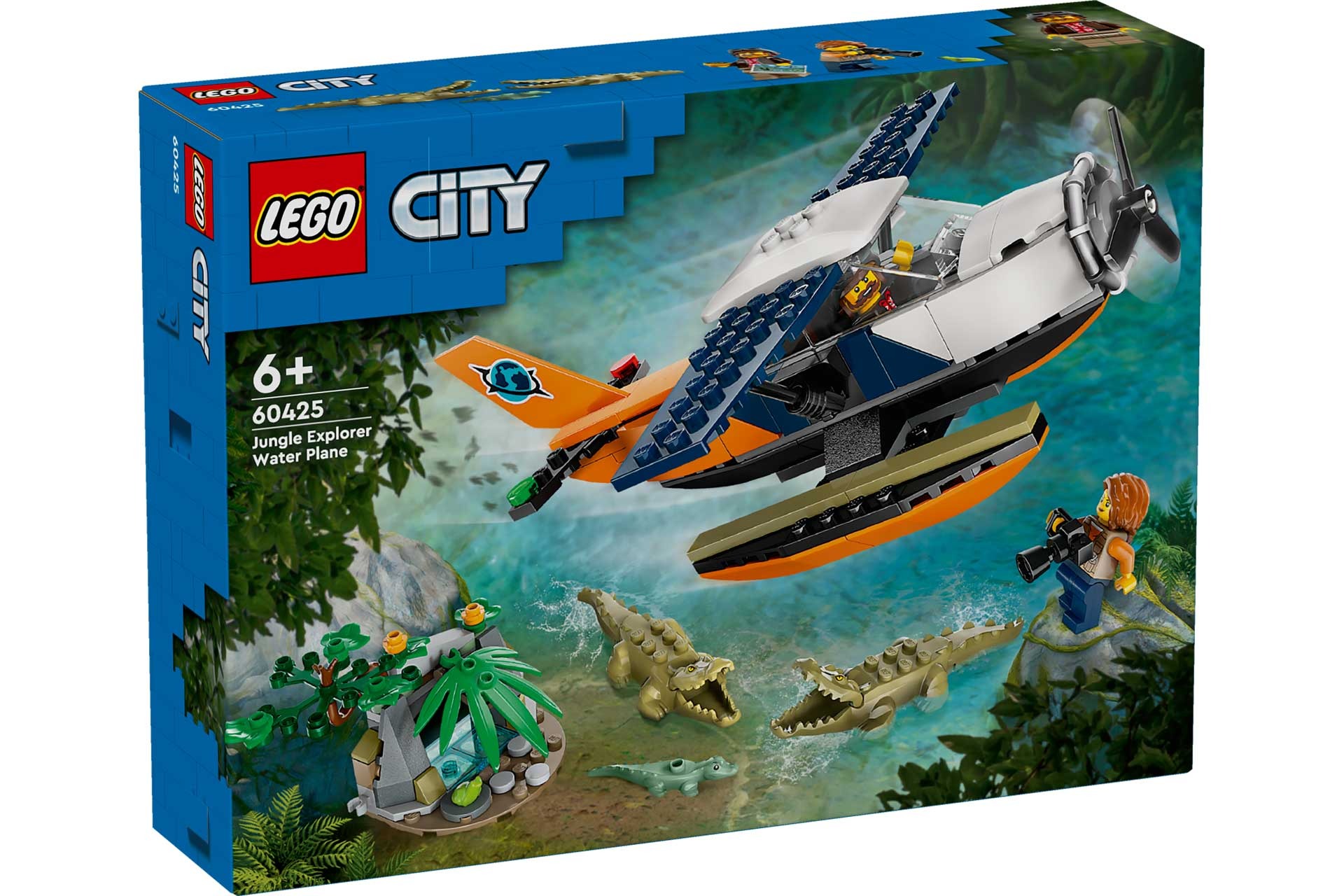LEGO 60425 City Jungleonderzoekers: watervliegtuig