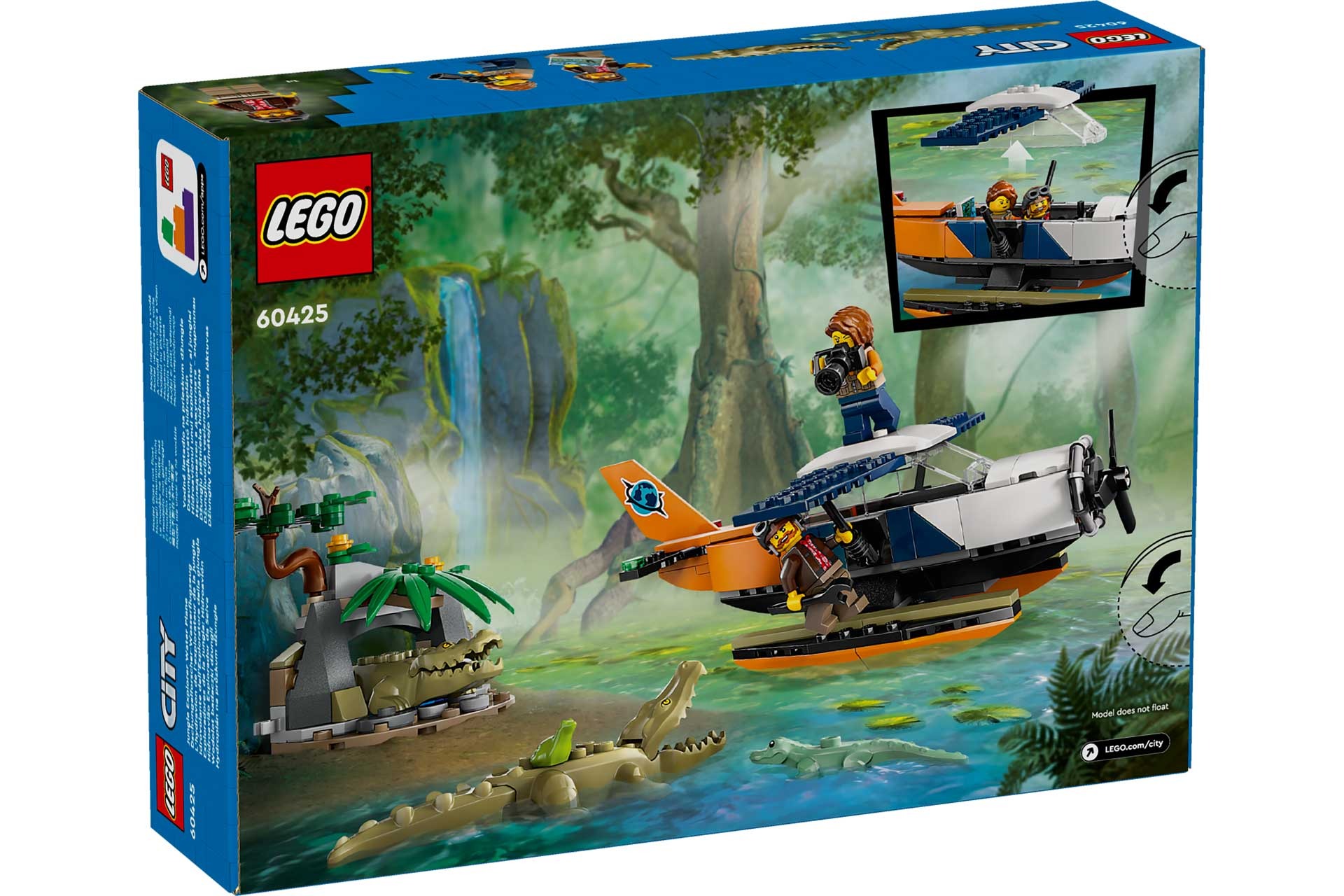 LEGO 60425 City Jungleonderzoekers: watervliegtuig - Afbeelding 2