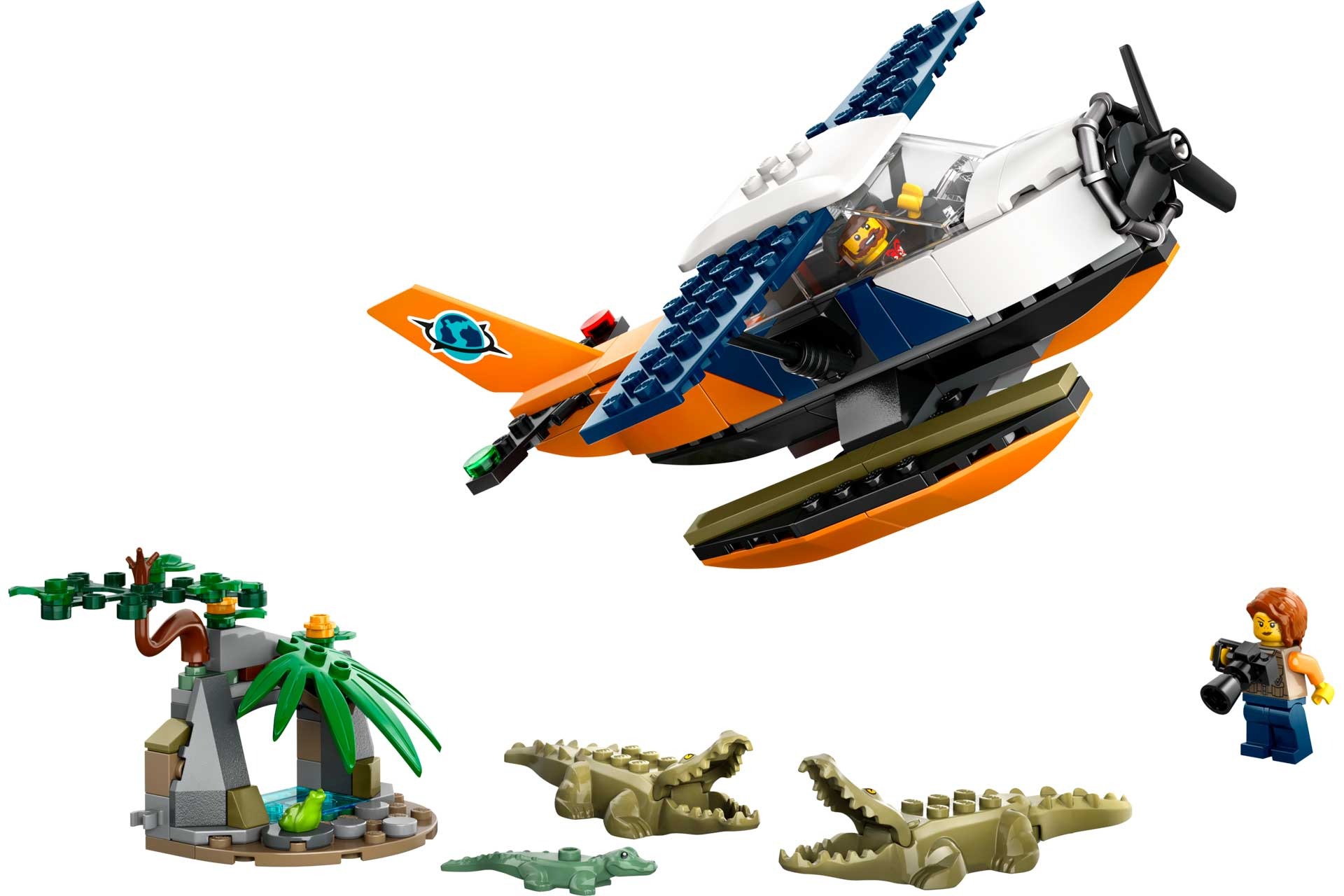 LEGO 60425 City Jungleonderzoekers: watervliegtuig - Afbeelding 3