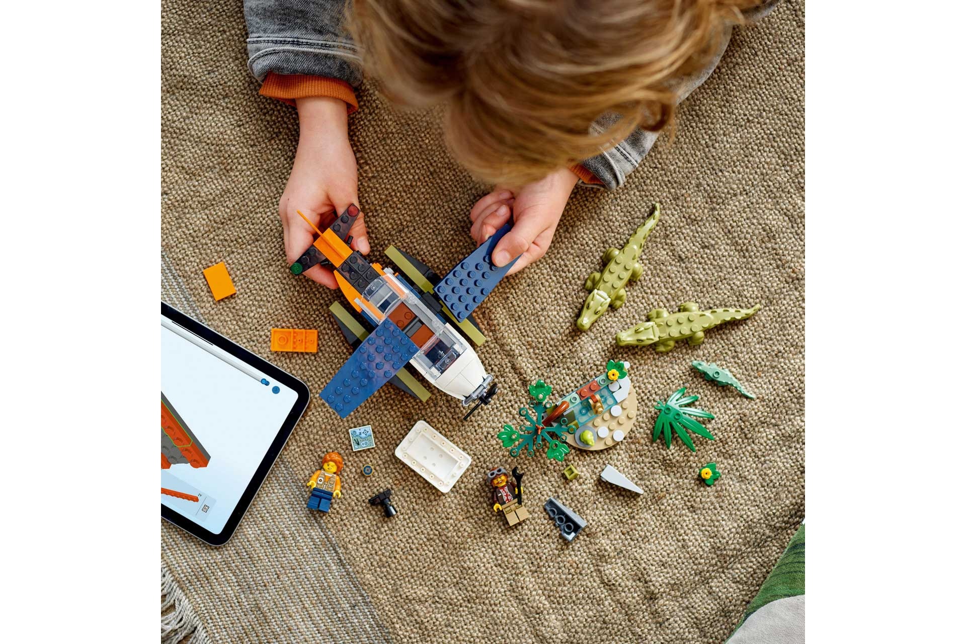 LEGO 60425 City Jungleonderzoekers: watervliegtuig - Afbeelding 6