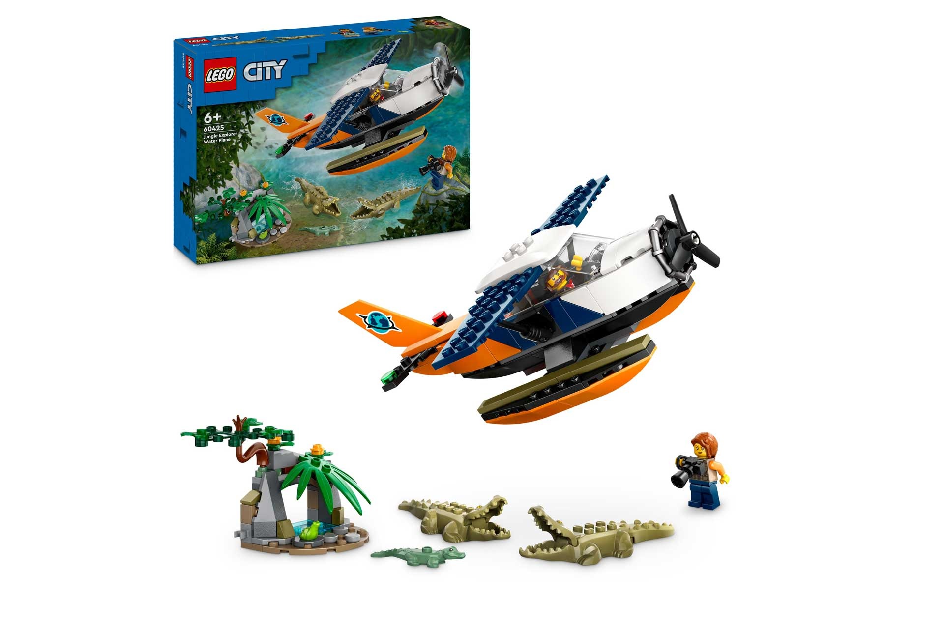 LEGO 60425 City Jungleonderzoekers: watervliegtuig - Afbeelding 7