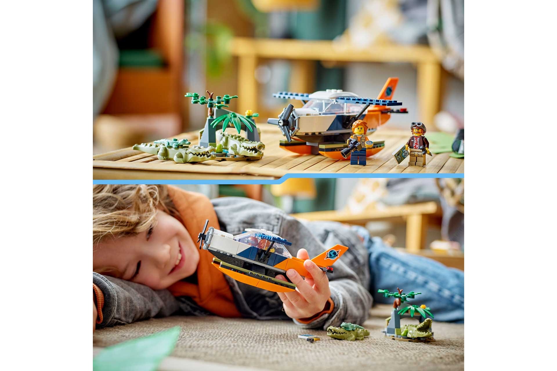 LEGO 60425 City Jungleonderzoekers: watervliegtuig - Afbeelding 8